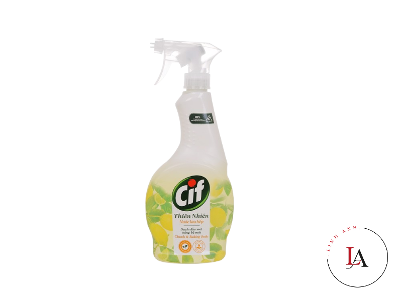 Xịt Đa Năng Cif 500ml Thiên Nhiên Chanh & Baking Soda